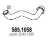 VOLVO 20401990 Exhaust Pipe